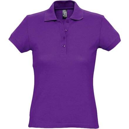 Рубашка-поло "Passion" 170, L, темно-фиолетовый