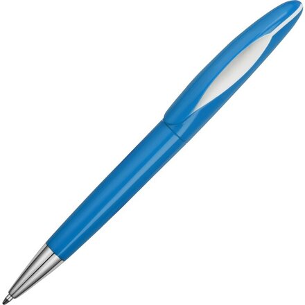 Ручка шариковая "Chink" голубой/белый