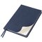 Ежедневник недатированный А5 "Flexy Soft Touch Latte", темно-синий, срез темно-синий
