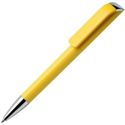 Ручка шариковая автоматическая "Tag C CR" желтый/серебристый