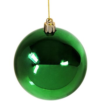 Шар новогодний "Gloss" зеленый
