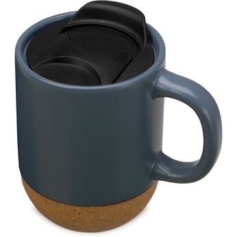 Кружка  с крышкой "Denpasar" антрацит/натуральный