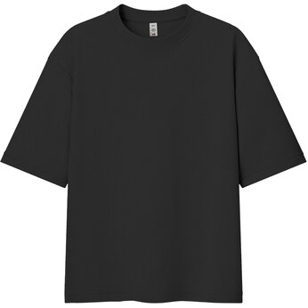 Футболка унисекс оверсайз "Libra" 220, M-L, черный
