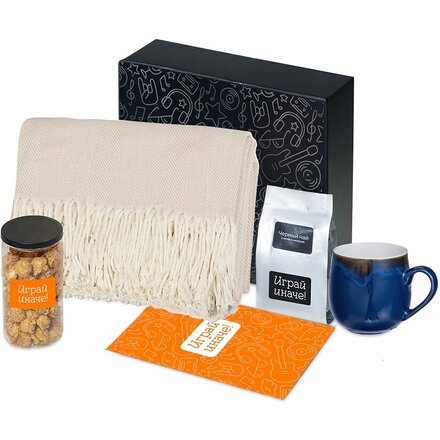 Подарочный набор «Re:y. Haven»  с пледом, кружкой и чаем