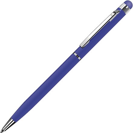 Ручка шариковая автоматическая "TouchWriter" синий/серебристый