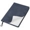 Ежедневник недатированный "Flexy Tenero Suede" с петлей, темно-синий, срез темно-синий