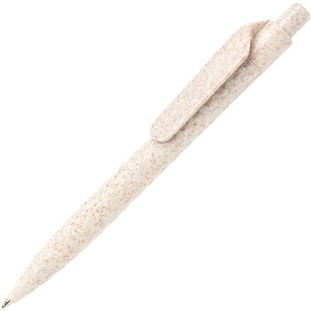 Ручка шариковая автоматическая "Wheat Straw" белый