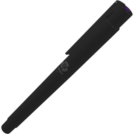 Ручка-роллер "Recycles Pet Pen PRO R" черный, стержень темно-фиолетовый