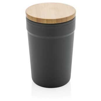 Стакан  "P433.292" с крышкой, серый