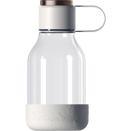 Бутылка для воды 2 в 1 "Dog Bowl Bottle" белый
