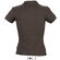 Рубашка-поло женская "People" 210, XXL, шоколадный