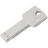 Карта памяти USB Flash 2.0 8 Gb "Key" серебристый