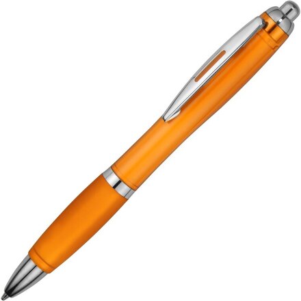 Ручка шариковая автоматическая "Nash" оранжевый/серебристый