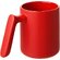 Кружка матовая с прямой ручкой "Axio", 360 мл, красный
