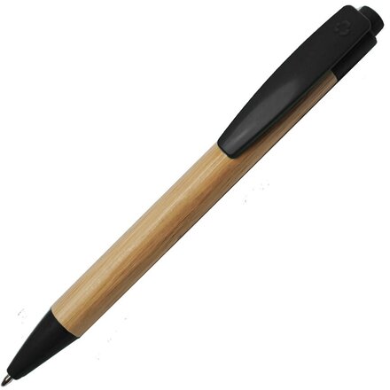 Ручка шариковая автоматическая "N17" натуральный/черный