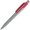 Ручка шариковая автоматическая "Mood Metal M M1" серебристый/красный