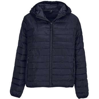 Куртка женская "STREAM HOODED" 280T, XL, темно-синий