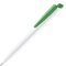 Ручка шариковая автоматическая "Dart Polished Basic" белый/темно-зеленый