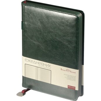 Ежедневник недатированный "Polo" А5, зеленый