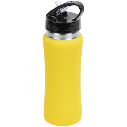 Бутылка для воды "Коста-Рика" желтый/черный/серебристый