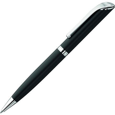 Ручка шариковая автоматическая "Shadow" черный/серебристый