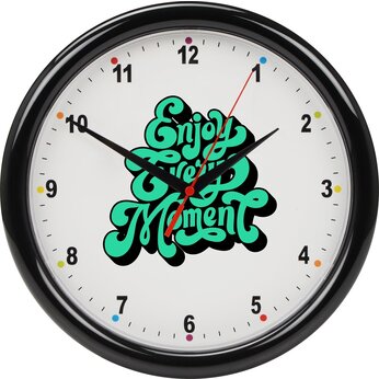 Часы настенные круглые "Idea" черный