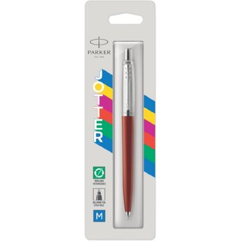 Шариковая ручка Parker Jotter Originals K60 Red CT стержень:M, цвет чернил: blue. в БЛИСТЕРЕ
