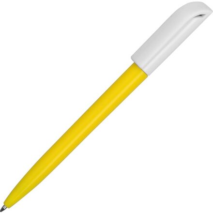 Ручка пластиковая шариковая «Миллениум Color BRL», желтый/белый