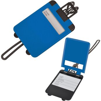 Бирка багажная "Чемодан" , синий