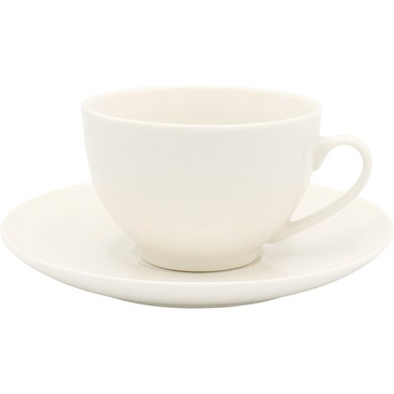 Чашка с блюдцем "Swan" белый