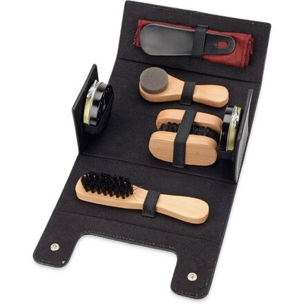 Набор для обуви "Честер", черный, натуральный