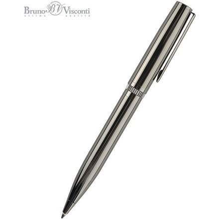 Ручка шариковая автоматическая "BOSTON" вороненая сталь