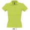 Рубашка-поло женская "People" 210, L, зеленое яблоко