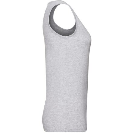 Майка женская "Lady Fit Valueweight Vest" 165, S, серый меланж