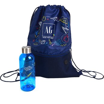 Набор подарочный: рюкзак-мешок "Ole", бутылка для воды "Rill"