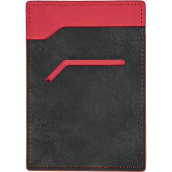 Обложка для автодокументов "Luma", черный/красный