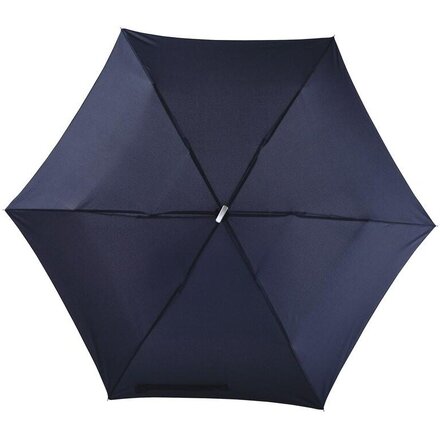 Зонт складной "Flat" темно-синий