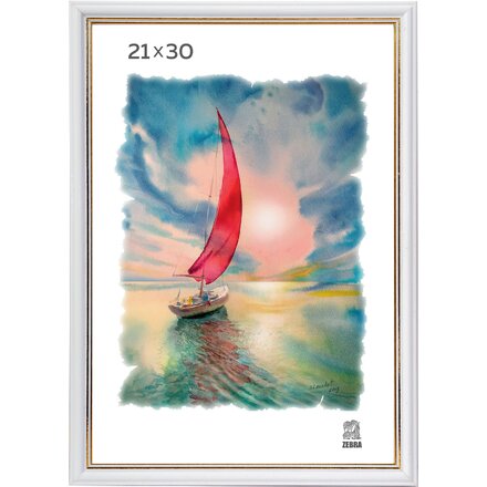 Фоторамка "П1-100 Zebra" 21*30 см, белый