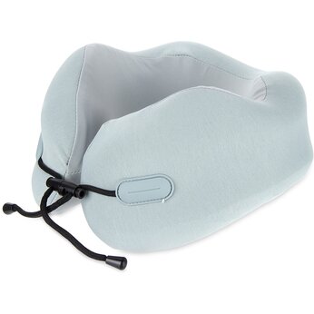 Подушка для путешествий с эффектом памяти Memo "Pillow PRO" M/L English Blue