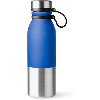 Бутылка ALKE из стали 304 с двухцветным корпусом, 850 мл, серебристый/королевский синий