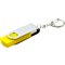 Карта памяти USB Flash 2.0 16 Gb "Twist" желтый