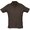 Рубашка-поло мужская "Summer II" 170, L, шоколадный