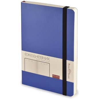 Ежедневник недатированный «Vincent» А5, ярко-синий