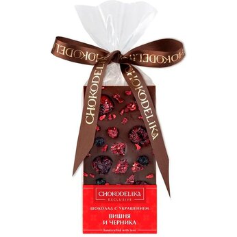 Шоколад темный "Вишня и черника" 50 г