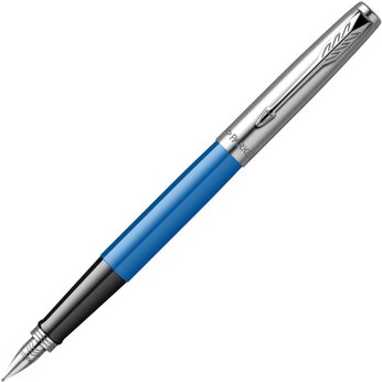 Ручка перьевая Parker Jotter Originals Blue Chrom CT, перо: F, цвет чернил: blue, в подарочной упаковке