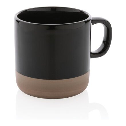 Кружка "P434.111", черный/натуральный