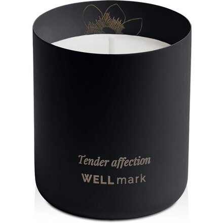 Ароматическая свеча Wellmark "Tender Affection" - сплошной черный