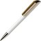 Ручка шариковая автоматическая "Flow B 30 CR" белый/коричневый