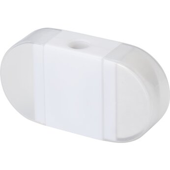 Точилка для карандашей с ластиком "Velvi", белый