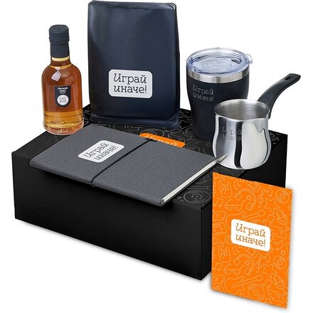 Подарочный набор «Re:y. Routine» с туркой, термокружкой и кофе